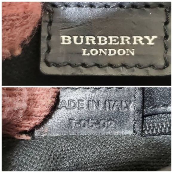 Authentic BURBERRY Nova Check Canvas Shoulder Bag Black - Picture 5 of 10